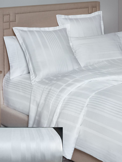 Downtown Company Varied Stripe 2-piece Pillowcase Set In White