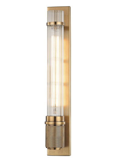 Hudson Valley Lighting Shaw One-light Wall Sconce In Gold