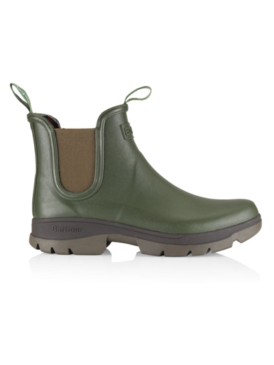 Barbour Men's Fury Chelsea Boots In Olive