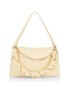 Proenza Schouler Braided Chain Leather Shoulder Bag In Birch/gold