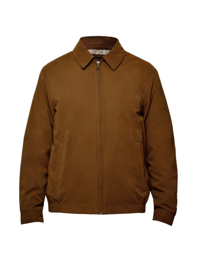 Thermostyles Windbreaker Golf Jacket In Walnut