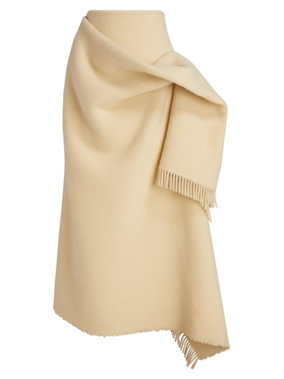 The Row Aphra Scarf Skirt In Cream