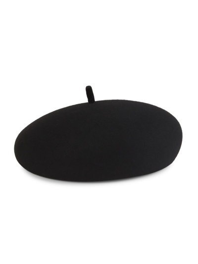 Gigi Burris Finn Wool Beret In Black