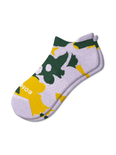 Bombas Floral Camo Ankle Socks In Lupine