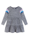 ANDY & EVAN LITTLE GIRL'S STRIPED TIERED DRESS