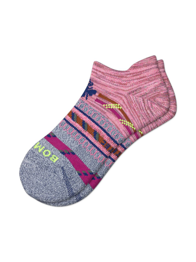 Bombas Space Dye Marl Ankle Socks In Neon Pink Storm | ModeSens