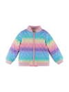 ANDY & EVAN LITTLE GIRL'S REVERSIBLE QUILTED BOMBER