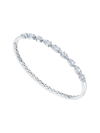 Hearts On Fire Women's Aerial Dewdrop 18k White Gold & 1.19 Tcw Diamond Bangle