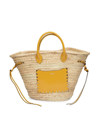 Isabel Marant Women's Cadix Woven Straw Tote In Natural Ochre