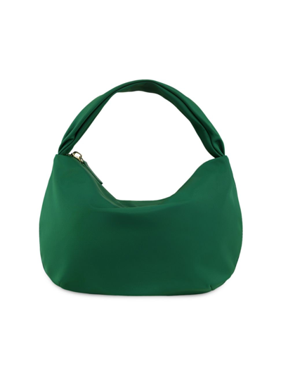 Stoney Clover Lane Nylon Round Pouch Bag In Emerald