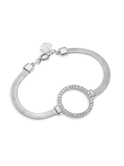 Isabel Marant Crystal-embellished Silvertone Bracelet