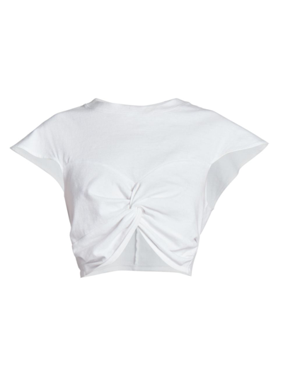 ISABEL MARANT WOMEN'S ZINEAE TWISTED CROP TOP