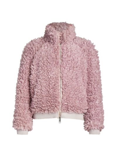 Isabel Marant Salvia Zip-front Jacket In Pink-drk