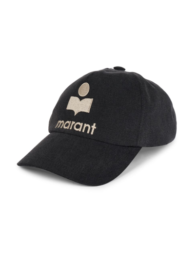 Isabel Marant Tyron Baseball Hat In Grey