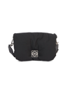 Loewe Women's Mini Goya Puffer Nylon Crossbody Bag In Black