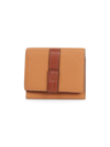 LOEWE WOMEN'S ANAGRAM LEATHER TRIFOLD WALLET