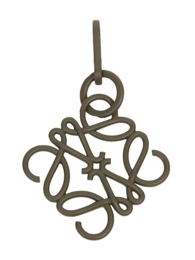 Loewe Anagram Bag Charm In Tea Dust Glaze