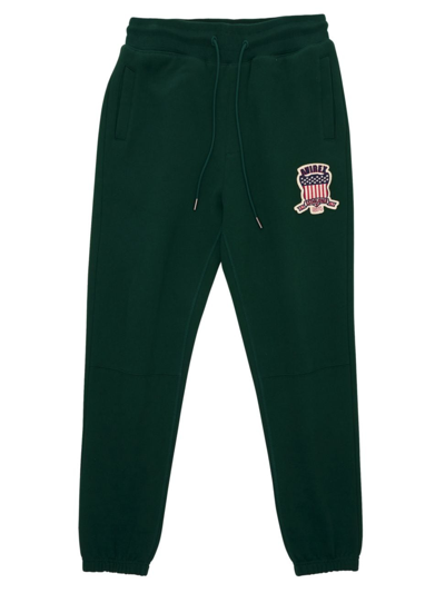 Avirex Icon Logo Patch Jogger Sweatpants In Hunter