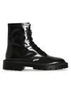 THE ROW WOMEN'S RANGER PATENT LEATHER COMBAT BOOTS