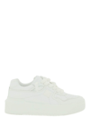 Valentino Garavani One Stud Xl Leather Platform Sneakers In White