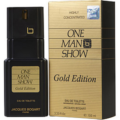Jacques Bogart 224513 3.3 oz One Man Show Gold Eau De Toilette Spray For Men