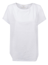 SNOBBY SHEEP SNOBBY SHEEP WOMEN'S WHITE OTHER MATERIALS T-SHIRT,28080001 40