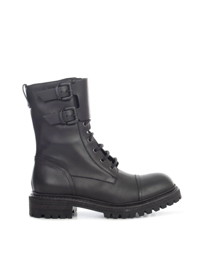 Del Carlo Womens Black Boots