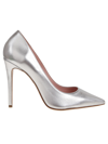 ANNA F ANNA F WOMEN'S SILVER OTHER MATERIALS PUMPS,1394ARGENTO 35