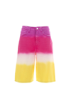 Ireneisgood High-rise Gradient Shorts In Multicolor