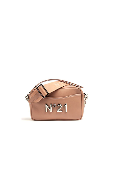 N°21 Women's  Pink Leather Shoulder Bag