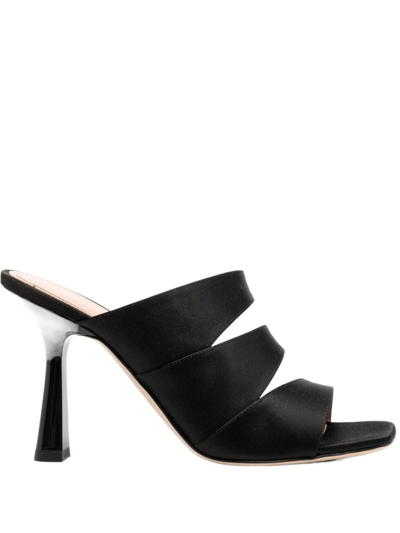 Alberta Ferretti Womens Black Sandals