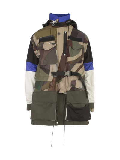 Sacai Mens Brown Other Materials Outerwear Jacket