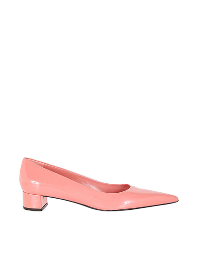 Eddy Daniele Olga Pointed Pumps In Orange,white
