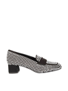 Eddy Daniele Diana Loafers With Swarovsky In Black