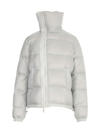 Sacai Womens Grey Polyamide Down Jacket In Grey