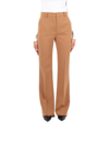 Max Mara Straight Leg Pants In Beige