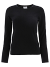 ALLUDE ALLUDE WOMEN'S BLACK OTHER MATERIALS jumper,225111010090 S