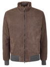 BARBA BARBA MEN'S BROWN OTHER MATERIALS OUTERWEAR JACKET,WOLFLS6000007 54