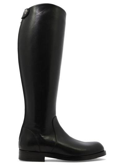 Alberto Fasciani Womens Black Ankle Boots