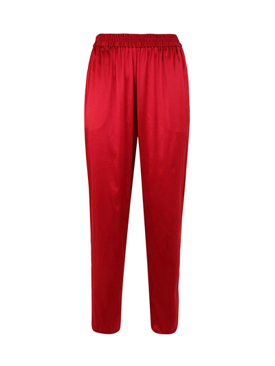 Gianluca Capannolo Mila Slim Trouser With Elastic In Pink