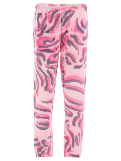 Collina Strada Printed Jogger Pants In Pink