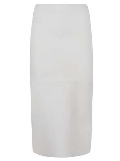 Victoria Beckham Vb Body Midi Pencil Skirt In White