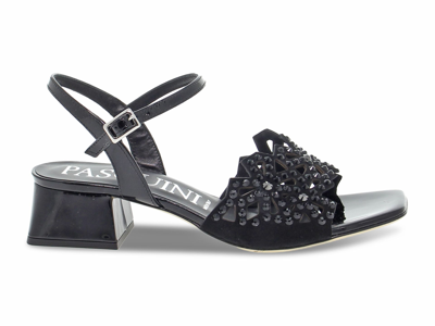 Pasquini Calzature Womens Black Sandals