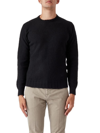 Filippo De Laurentiis Man Sweater Black Size 36 Super 140s Wool, Silk, Cashmere
