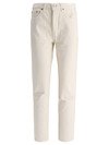 AGOLDE AGOLDE WOMEN'S WHITE OTHER MATERIALS PANTS,A1401183DRUM 28