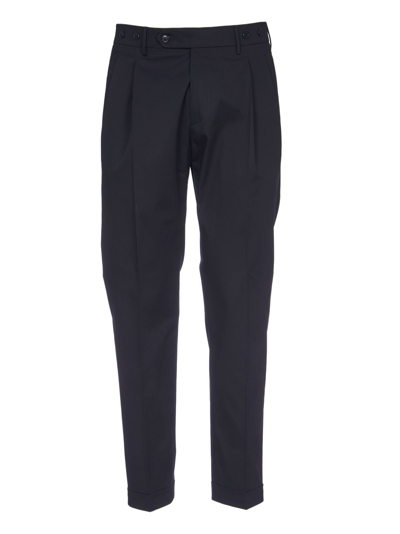 Berwich Men's Blue Other Materials Trousers