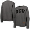 PRESSBOX PRESSBOX HEATHER CHARCOAL UCF KNIGHTS MOOSE QUILTED PULLOVER SWEATSHIRT