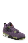 Jordan Air  4 Retro Sneaker In Purple
