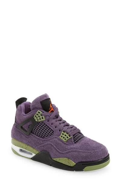 Jordan Air  4 Retro Sneaker In Purple