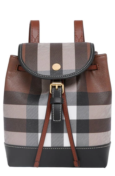 Burberry Women's Micro Check Coated Canvas Backpack In Multicolor
